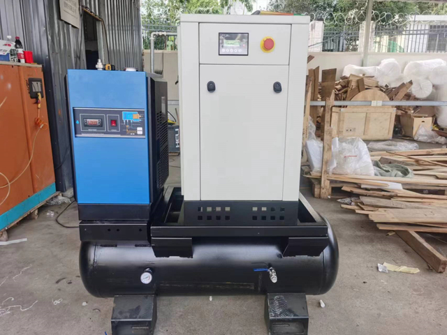 5.5KW 7.5HP Oil-free Scroll Air Compressor System unit